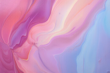 Obraz premium Pastel colors blended together in a fluid painting