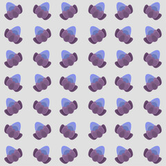 Background seamless pattern shape spaceship toy concept decoration violet purple