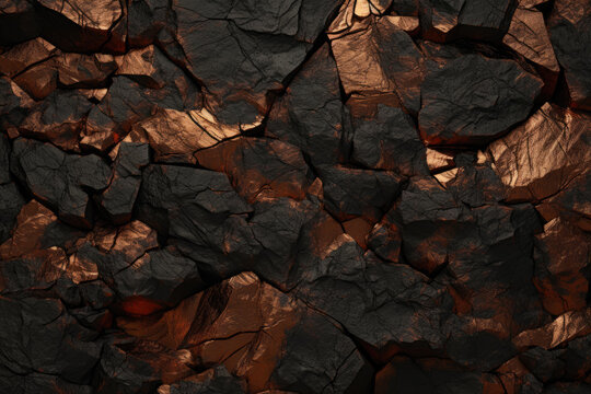 Texture Mineral Copper Background Created With Artificial Intelligence