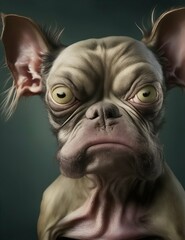 ugliest dog ever illustration
