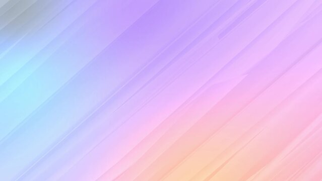 A pink and purple diagonal streaks wallpaper, in the style of light sky-blue and light amber, colorful layered forms. Colorful background with stripes, colorful animations, soft shading. Loop video
