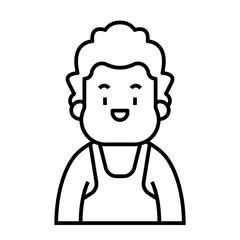 fat people avatar with unique outfit