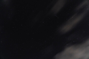 The night sky with stars, and perseid meteorites © NaturePicsFilms