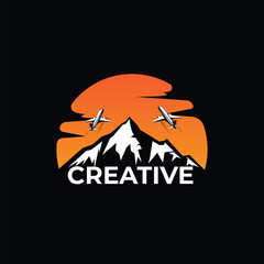 Mountain Logo design vector