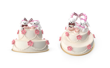 cake isolated on transparent background