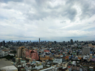 Obraz premium Cityscape of Bangkok, City Architecture, Landscape of Bangkok...,