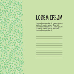 A captivating vector seamless pattern showcasing an array of gracefully intertwined leaves. The design exudes natural elegance, with intricate veins and delicate textures on each leaf.