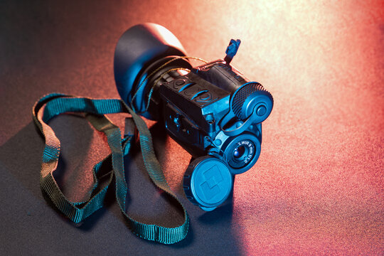 Estonia Tallinn 25 August 2023.  Thermal night vision device flir breach ptq 136 for military and rescue use.