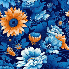 Digital Seamless pattern for textile and printing