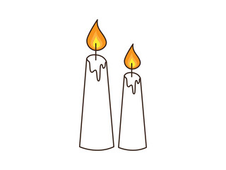 candle illustration element design