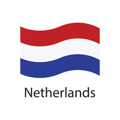 netherland flag icon vector
