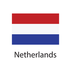 netherland flag icon vector