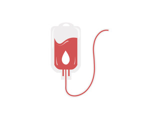 element for world cancer day, blood bag