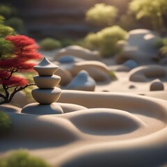 Japanese zen garden