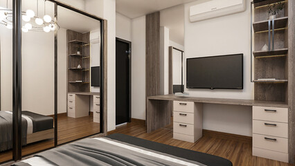 Modern bedroom interior design