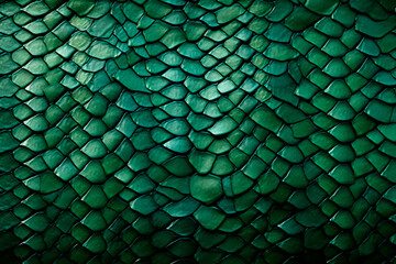 Green dragon scales background. Chinese new year symbol