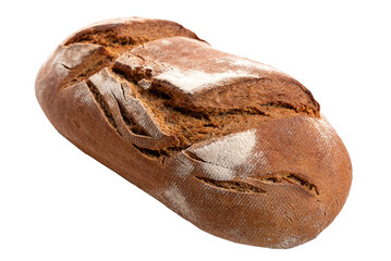PNG, Dark oval-shaped bread with slits on the crust