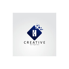 Letter H Logo. H Letter Design Vector