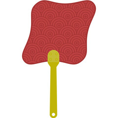 Aesthetic Manual Handle Hand Fan Chuseok Circle Style Collection