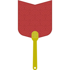 Aesthetic Manual Handle Hand Fan Chuseok Circle Style Collection