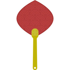 Aesthetic Manual Handle Hand Fan Chuseok Circle Style Collection