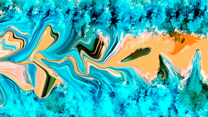 mesmerizing  luxury stunning underwater colorful blue texture of the precious crystal background space best selling