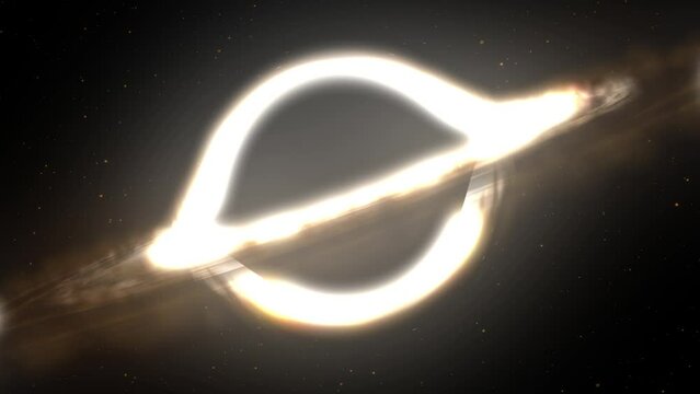 Black Hole simulation in the interstellar space