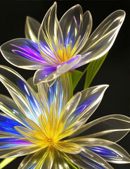 flores de cristal