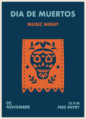 Poster for the Mexican Day of the Dead
