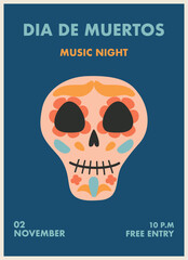 Poster for the Mexican Day of the Dead