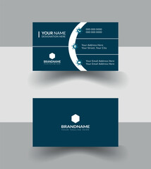 Circle based professional blue color business card.Use for versatile platform.Unique business card design for smartly use for official level.Corporate sense of mind design.Easy concept based design.