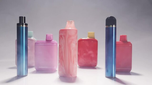 disposable vape, electronic cigarettes, ecigarettes, smoking devices in cigarette smoke