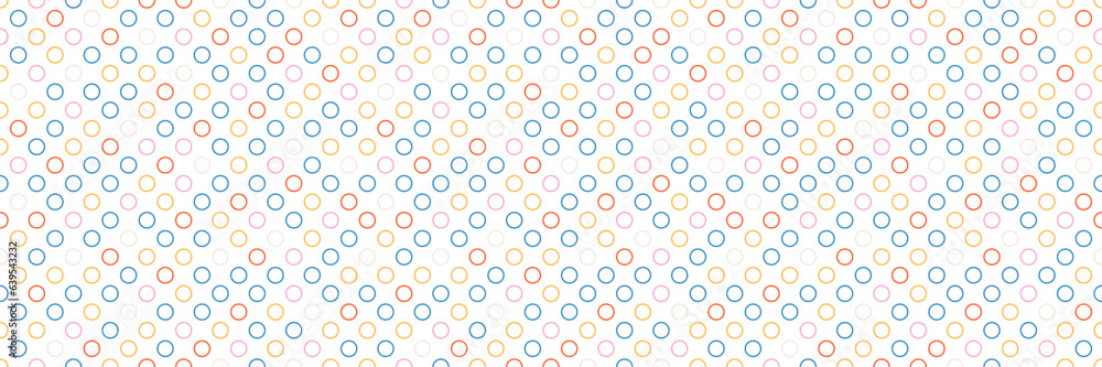Poster vector abstract white seamless pattern. bauhaus style simple shapes banner. tiny circles geometrical