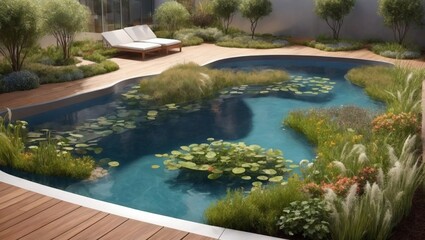  Biofilter pool for house