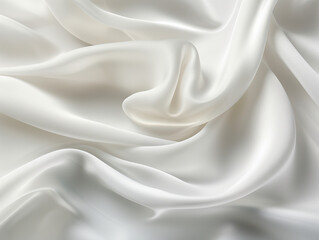 A Macro Shot of A Silk Cloth