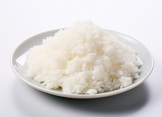 A Closed-Up Shot of A Plate of Rice