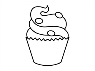 Hand drawn Dessert Cake Illustration
