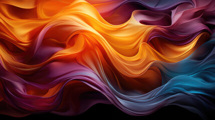 Obraz premium Wallpaper Dark Futuristic Hightech Backgrounds 
