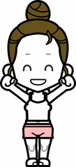 hb部屋着女性_fOL06