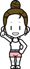 hb部屋着女性_fOL07