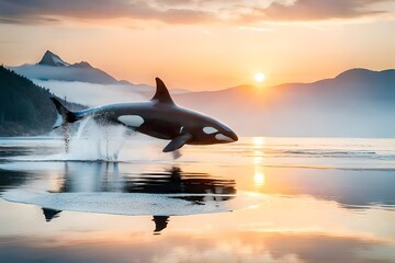 dolphin jumping out of the water