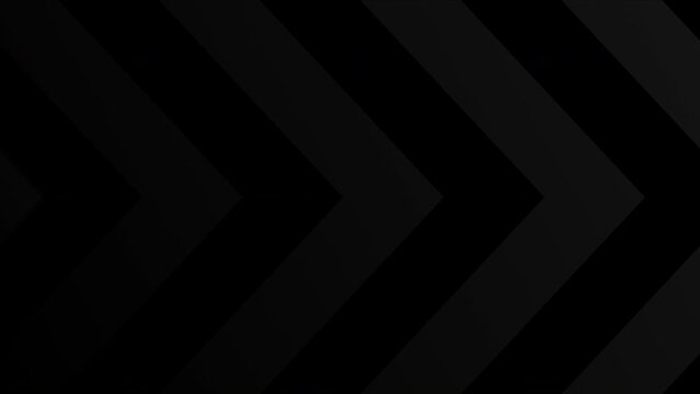 4k seamless looping background texture, dark grey and black arrow chevron with pulsing light