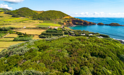 Fototapeta na wymiar Costa da Ilha Terceira, 
