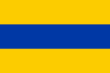 Flag of Lisse Municipality (South Holland or Zuid-Holland province, Kingdom of the Netherlands, Holland)
