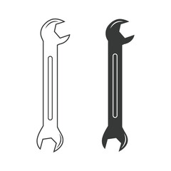 Spanner Silhouette Vector, Spanner Vector, Hardware Vector,  Automation Technology, Mechanical Systems, Spanner illustration, Mechanic silhouette, Mechanic Tools, Worker elements, Labor equipment