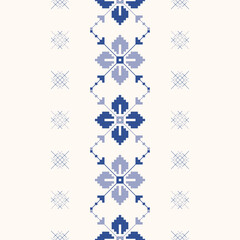 slavic seamless pattern border 