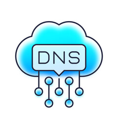 DNS icon, png design