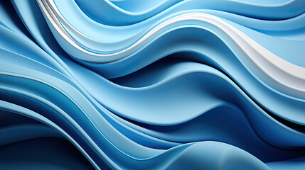 Obraz premium Digital vintage painting. Abstract geometric blue animated background.