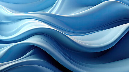 Fototapeta premium Digital vintage painting. Abstract geometric blue animated background.