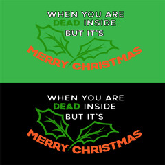 When you are dead inside